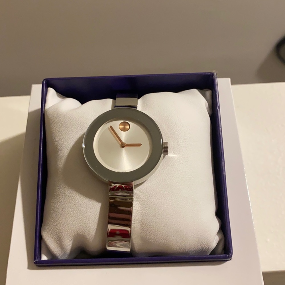 Movado BOLD Rose gold and silver woman’s watch